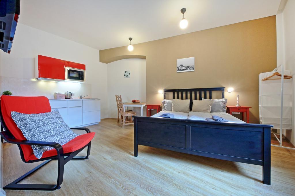 Nabo Apartments Prag Zimmer foto